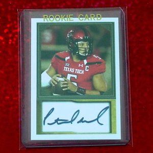 Patrick Mahomes Rookie Facsimilie Autograph Card
